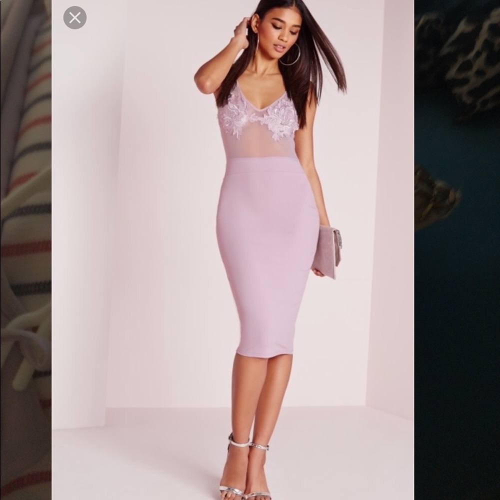 Missguided Lilac Dress